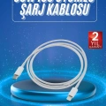 ÇOK SATAN Type-C Ligtning 30W İOS Şarj Kablosu Hızlı Şarj Kablosu