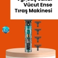 ÇOK SATAN VGR V-695 Şarjlı Saç Sakal Tıraş Makinesi 2600mAh Batarya ve Kılavuz Taraklı