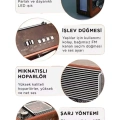 ÇOK SATAN Vintage Nostaljik Radyo AUX USB SD Kart Girişli Şarjlı Bluetooth Bağlantılı
