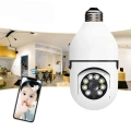 ÇOK SATAN Wifi Güvenlik Kamerası 360 Derece Dönebilen Harekete Duyarlı Gece Görüşlü Ampul (Kopya)