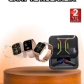 ÇOK SATAN Wireless Şarjlı Akıllı Saat ve Dijital Göstergeli Kablosuz Bluetooth Kulaklık Nabız Ölçer