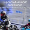 ÇOK SATAN Y20 Max Motosiklet Bluetooth 5.3 Kask Intercom 2 Kişi 300 Metre Eşleşme Özellikli