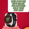 ÇOK SATAN Yeni Nesil Akıllı Saat Çift Kordonlu 1.5 Inç Yuvarlak Ekran GPS ve NFC Uyumlu