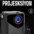 ÇOK SATAN Yüksek HD Görünümlü Taşınabilir Projeksiyon Cihazı