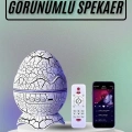 ÇOK SATAN Yumurta Görünümlü Masa ve Gece Lambası Renk Değiştirebilen Projektör