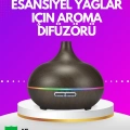 ÇOK SATAN Zamanlayıcılı ve Otomatik Kapanmalı Aromaterapi Nemlendirici Difüzör