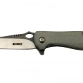Crkt Lotus 1265 Gri Kamp / Outdoor Çakı 18cm - Yarı Otomatik, Kemerlikli, Kutulu