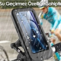 Gidon Bağlantılı Su Geçirmez Mıknatıslı Motorsiklet Telefon Tutucu