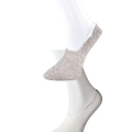Gri ve Beyaz Erkek Babet Çorap 6 çift