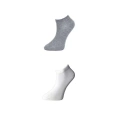 Gri ve Beyaz Kadın Bilek Çorap 3 çift