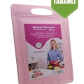 Kesme Tahtası Plastik Büyük Kesme Sunum Tahtası Kesim Panosu 225x325 Mm Royaleks-FR-108