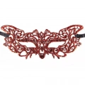 Kırmızı Dantel Masquerade Maskesi 9 No