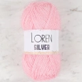 Loren Silver Toz Pembe El Örgü İpi - RS0013 - 34074