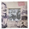 Marilyn Monroe Tasarım Ahşap Resim Fotoğraf Çerçevesi