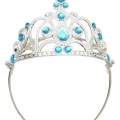 Mavi Taşlı Elsa Prenses Çocuk Tacı 16x14 cm