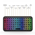 Mini Klavye Smarttv Işıklı Bluetooth Kablosuz Televizyon Ps3 Dizüstü Tabletler Ve Telefonlar İçin