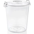 Plus Şeffaf Bakliyat Kovası 50 Litre Royaleks-ASD173