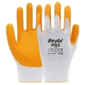 Pn3 Sarı Iş Eldiveni Polyester No:10 Örme Nitril Beybi Royaleks Group - 1 Çift
