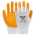 Pn3 Sarı Iş Eldiveni Polyester No:10 Örme Nitril Beybi Royaleks Group - 1 Çift