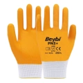 Pn3+ Sarı Iş Eldiveni Polyester Örme Nitril Beybi No:10 Royaleks Group - 6 Çift