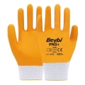 Pn3+ Sarı Iş Eldiveni Polyester Örme Nitril Beybi No:10 Royaleks Group - 6 Çift