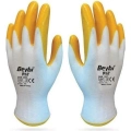 Pn7 Sarı Iş Eldiveni Polyester Örme Nitril Beybi No:10 Royaleks Group - 6 Çift