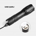 Powerbank Özellikli Uzun Menzilli El Feneri  Wt-039