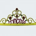 Prenses Yazılı Altın Renk Ayarlanabilir Parti Tacı 60 Cm