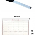 Şeffaf Kendiliğinden Yapışkanlı Kalemli Haftalık Planlayıcı 40cm-50cm