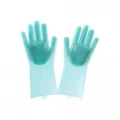 Sihirli Isıya Dayanıklı Silikon Çok Amaçlı Bulaşık Eldiven Fırçası Magic Gloves
