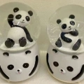 Siyah-beyaz Panda Kar Küresi Orta Boy
