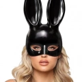 Siyah Renk Ekstra Lüks Uzun Kulaklı Tavşan Maskesi
