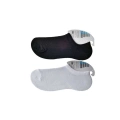 Siyah ve Beyaz Erkek Görünmez Çorap 9 çift
