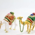 Swarovski Taşlı Tekli Deve Figürü Model 4