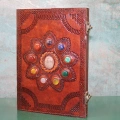 Taşlı Deri Defter Model 14