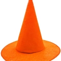 Turuncu Keçe Cadı Şapkası