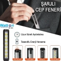 Type-c Girişli Mıknatıslı Şarjlı Cep Feneri  Wt-333