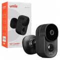 Umıe 2mp Iki Yönlü Ses Tf Kart Kablosuz Tuya Destekli Akıllı Ip Kamera 6700 Mah Bataryalı (um-bk21 Siyah)