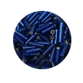 Uzun Boru Kesme Boncuk Çap 2mm Uzunluk 10 mm - 20 Gram - Lacivert - BNC233