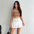 ÇOK SATAN  Ayrobin Şortlu Etek - Beyaz -
