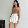 ÇOK SATAN  Ayrobin Şortlu Etek - Beyaz -