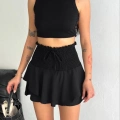 ÇOK SATAN  Ayrobin Şortlu Etek - Siyah -