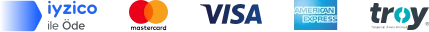 Temazon’da İyzico, Visa, MasterCard, Troy ve American Express ile güvenli ödeme yapabilirsiniz