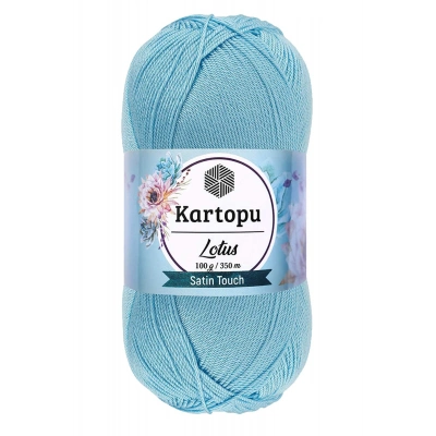 1 Adet Lotus Bikini Büstiyer Bluz Örgü İpi  K537 Bebe Mavi