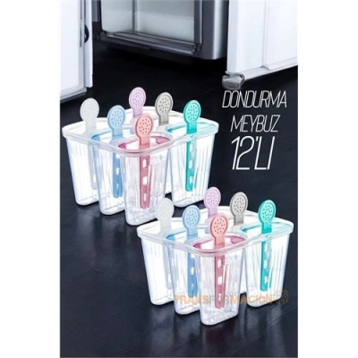 12 li Dondurma Kalıbı Meybuz Kalıbı