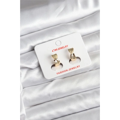 14K Gold Renk Kaplama CM Kadın Küpe