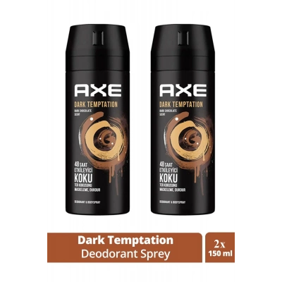 2 Adet Axe Dark Temptatıon Bay Parfüm Kofre 150 ml
