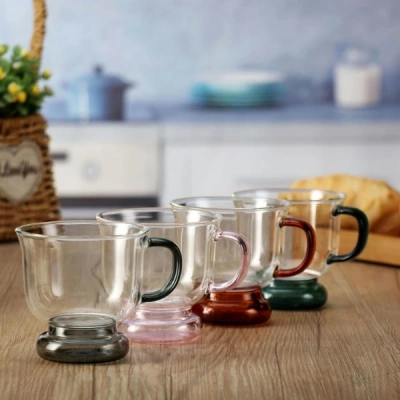 250 ml Renkli Cam Bardak