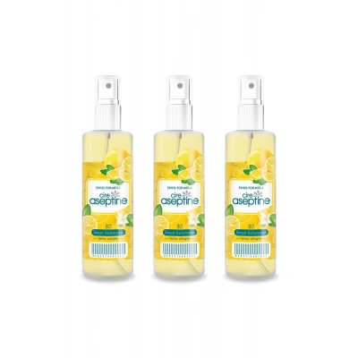 3 Adet Limon Kolonyası  Ev Ofis Pratik Kullanım Sprey 100ml