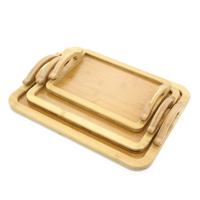 3lü Bambu Tepsi Model 3